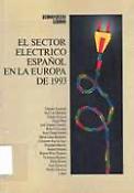 Imagen de portada del libro El sector eléctrico español en la Europa de 1993