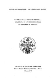 Imagen de portada del libro La Virgen de las Nieves de Chinchilla y su ermita de San Pedro de Matilla en Los Llanos de Albacete