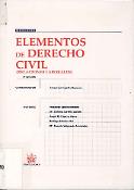 Imagen de portada del libro Elementos de derecho civil : (Relaciones Laborales)