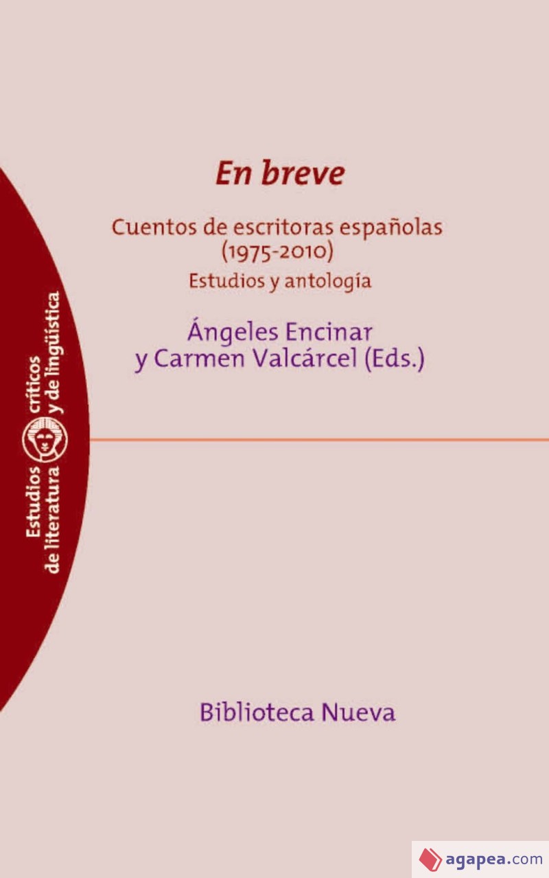 Imagen de portada del libro En breve. Cuentos de escritoras españolas (1975-2010)