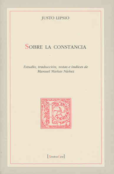 Imagen de portada del libro Sobre la constancia