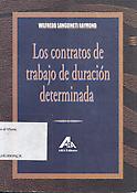 Imagen de portada del libro Los contratos de trabajo de duración determinada