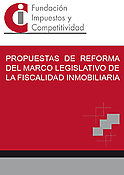 Imagen de portada del libro Propuestas de reforma del marco legislativo de la fiscalidad inmobiliaria