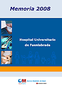 Imagen de portada del libro Memoria 2008 Hospital Universitario de Fuenlabrada