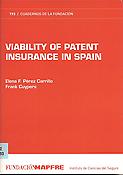 Imagen de portada del libro Viability of patente insurance in Spain