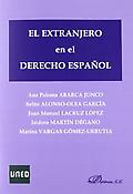 Imagen de portada del libro El extranjero en el derecho español