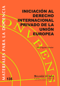 Imagen de portada del libro Iniciación al Derecho Internacional Privado de la Unión Europea