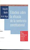 Imagen de portada del libro Estudios sobre la eficacia de la sentencia constitucional