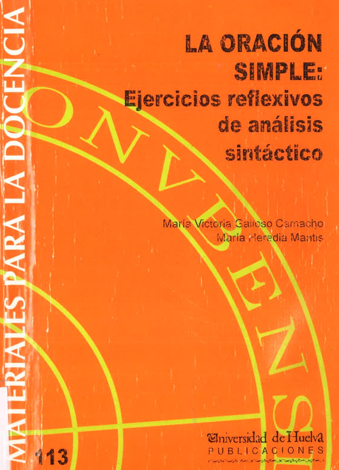 Imagen de portada del libro La oración simple