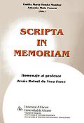 Imagen de portada del libro Scripta in memoriam