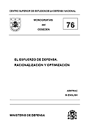 Imagen de portada del libro El Esfuerzo de Defensa. Racionalización y Optimización