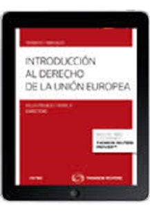 Imagen de portada del libro Introducción al derecho de la Unión Europea