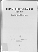 Imagen de portada del libro Fernando Fueyo Laneri 1920-1992 estudio biobibliográfico