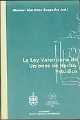 Imagen de portada del libro La ley valenciana de uniones de hecho