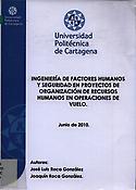 Imagen de portada del libro Ingeniería de factores humanos y seguridad en proyectos de organización de recursos humanos en operaciones de vuelo