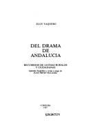 Imagen de portada del libro Del drama de Andalucía