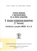 Imagen de portada del libro Estudio integrado y multidisciplinario de la dehesa salmantina. 1, Estudio fisiográfico-descriptivo