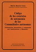 Imagen de portada del libro Código de los estatutos de autonomía de las comunidades autónomas