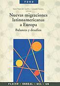 Imagen de portada del libro Nuevas migraciones latinoamericanas a Europa