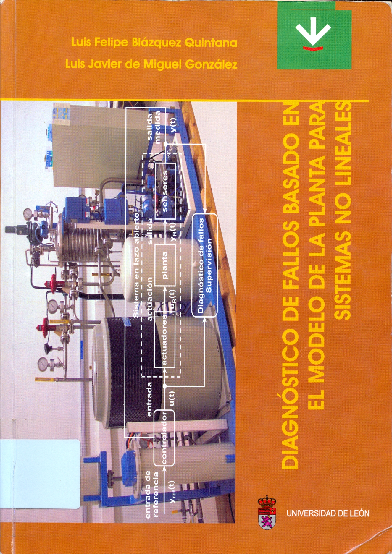 Imagen de portada del libro Diagnóstico de fallos basado en el modelo de la planta para sistemas no lineales