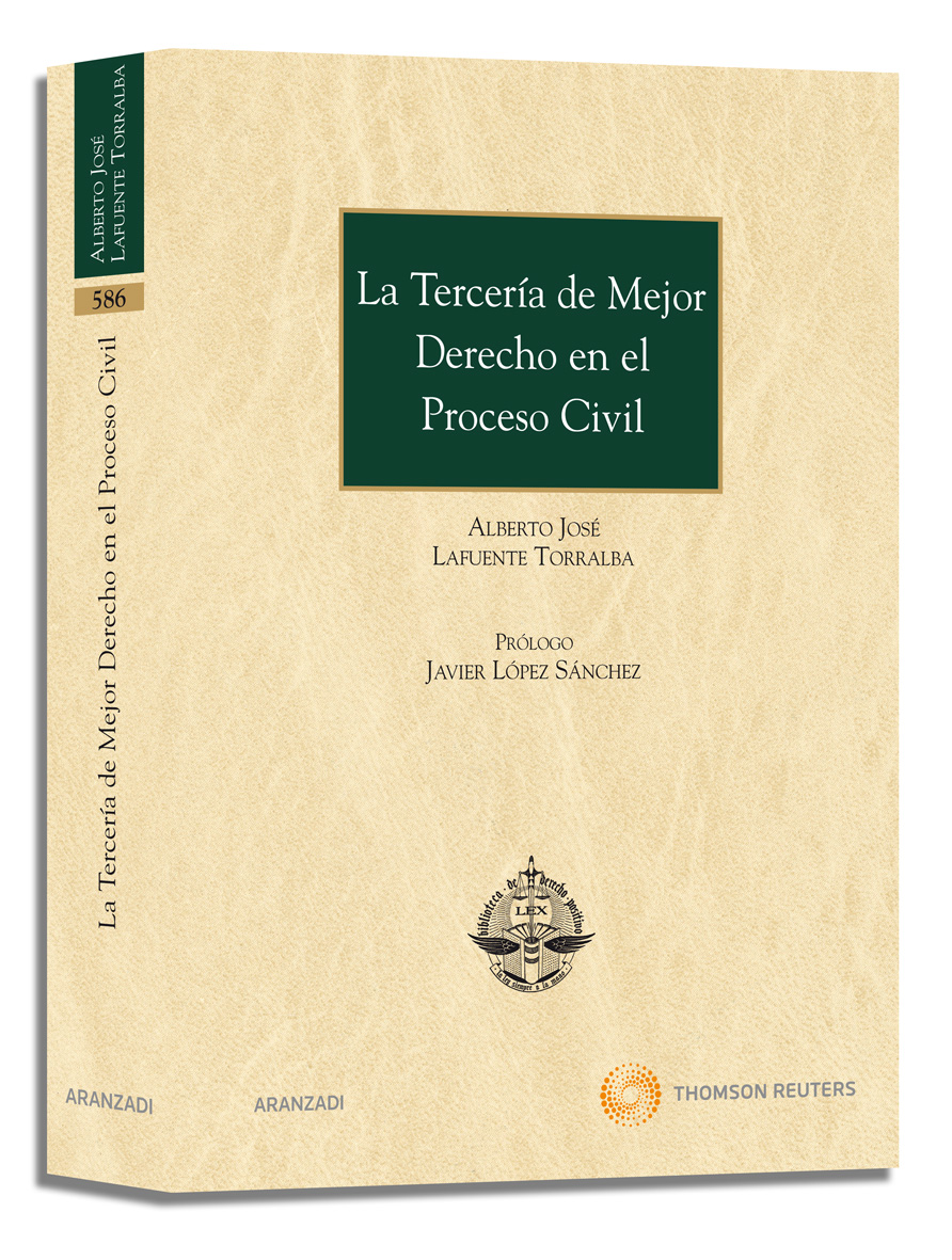 Imagen de portada del libro La tercería de mejor derecho en el proceso civil