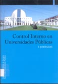 Imagen de portada del libro Control interno en universidades públicas : I Jornadas