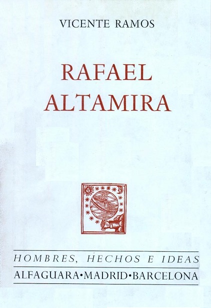 Imagen de portada del libro Rafael Altamira