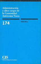 Imagen de portada del libro Administración y altos cargos de la Comunidad Autónoma Vasca
