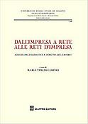 Imagen de portada del libro Dall'impresa a rete alle reti d'impresa