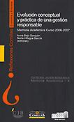 Imagen de portada del libro Evolución conceptual y práctica de una gestión responsable