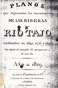 Imagen de portada del libro Planos que representan los reconocimientos de las riberas del Tajo verificados en 1641-1755 y 1828