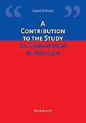 Imagen de portada del libro A contribution to the study of conversion in English