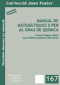 Imagen de portada del libro Manual de matemàtiques II per al grau de química