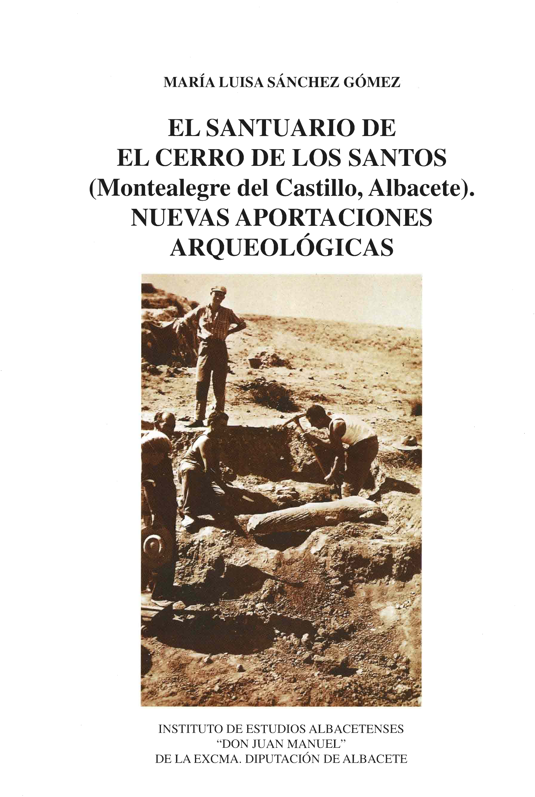 Imagen de portada del libro El Santuario de El Cerro de los Santos (Montealegre del Castillo, Albacete)