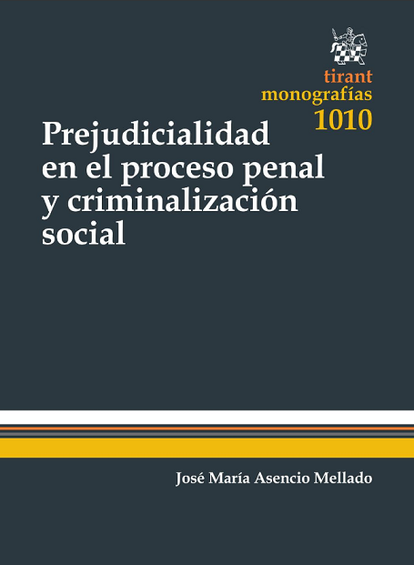 Imagen de portada del libro Prejudicialidad en el proceso penal y criminalización social