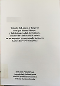 Imagen de portada del libro Triunfo del amor, y respeto con que la muy ilustre, y fidelísima ciudad de Orihuela celebró la exaltación al trono de su augusto, y muy amado monarca Carlos Tercero de España