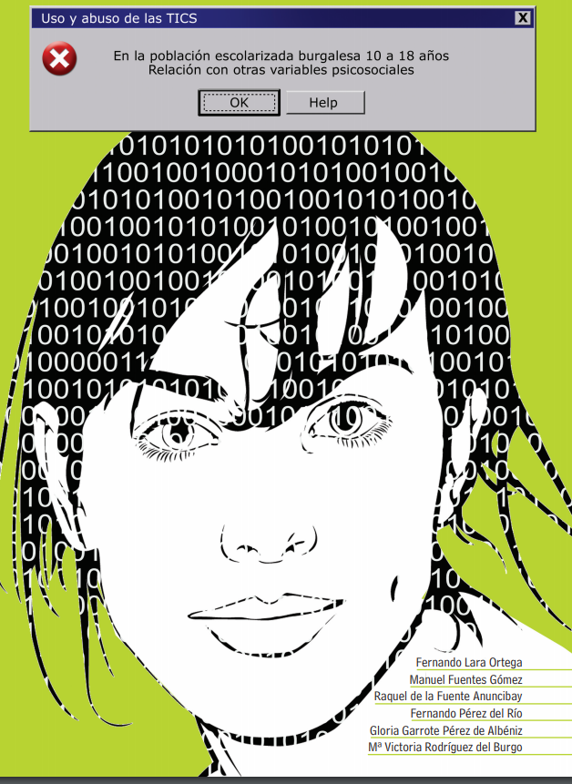 Imagen de portada del libro Uso y abuso de las TIC en la población escolarizada burgalesa 10-18 años