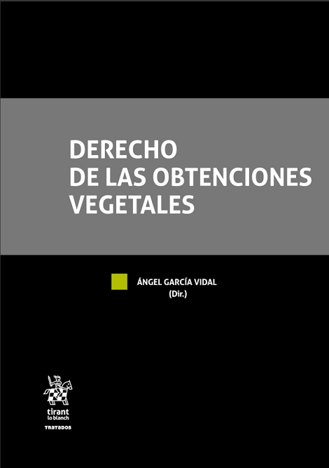 Imagen de portada del libro Derecho de las obtenciones vegetales