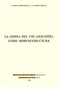 Imagen de portada del libro La Sierra del Cid (Alicante), como morfoestructura