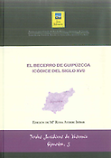 Imagen de portada del libro El Becerro de Guipúzcoa (Códice del siglo XVI)