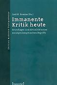 Imagen de portada del libro Immanente Kritik heute