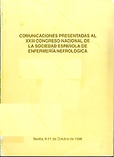 Imagen de portada del libro Comunicaciones presentadas al XXIII Congreso Nacional de la Sociedad Española de Enfermería Nefrológica