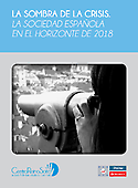 Imagen de portada del libro La sombra de la crisis. La sociedad española en el horizonte de 2018