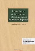 Imagen de portada del libro La simulación de los contratos en la jurisprudencia del Tribunal Supremo