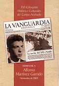 Imagen de portada del libro XVI Coloquios Histórico-Culturales del Campo Arañuelo. Homenaje a Alfonso Martínez Garrido