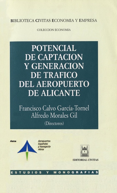 Imagen de portada del libro Potencial de captación y generación de tráfico del aeropuerto de Alicante