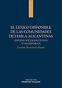 Imagen de portada del libro El léxico disponible de las comunidades de habla alicantinas