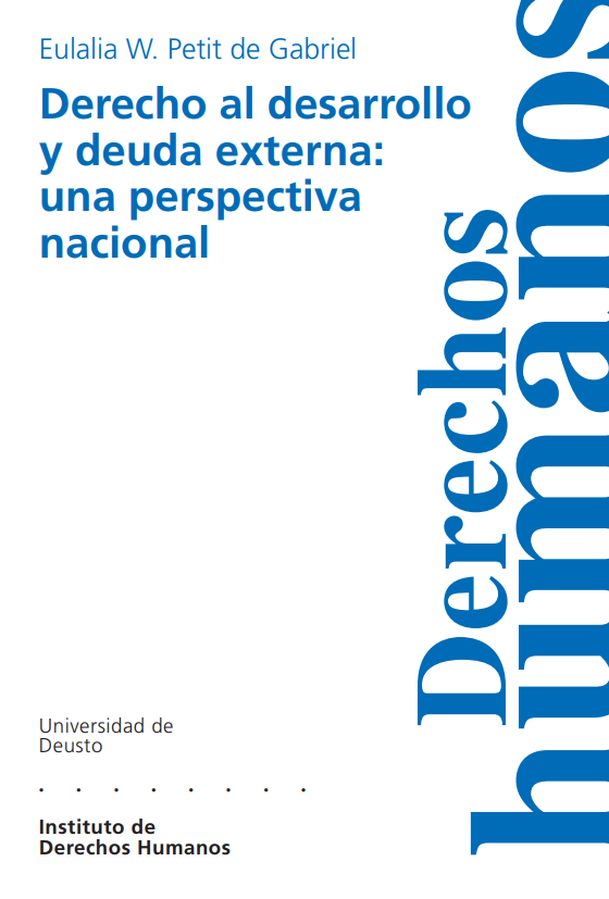 Imagen de portada del libro Derecho al desarrollo y deuda externa