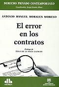 Imagen de portada del libro El error en los contratos