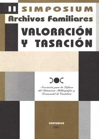 Imagen de portada del libro Tasación y valoración de archivos